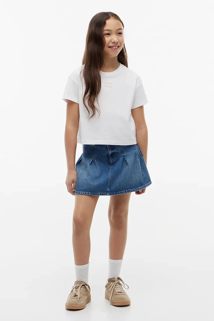 Çocuklar için pamuklu Tommy Hilfiger tişört