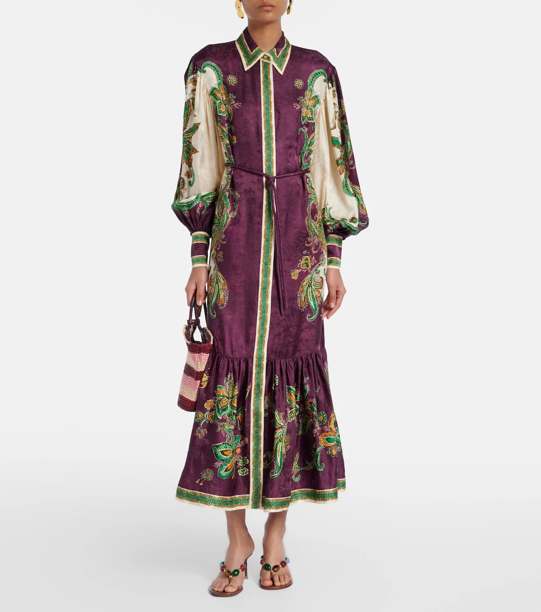 Alémais - Ruthie floral shirt dress