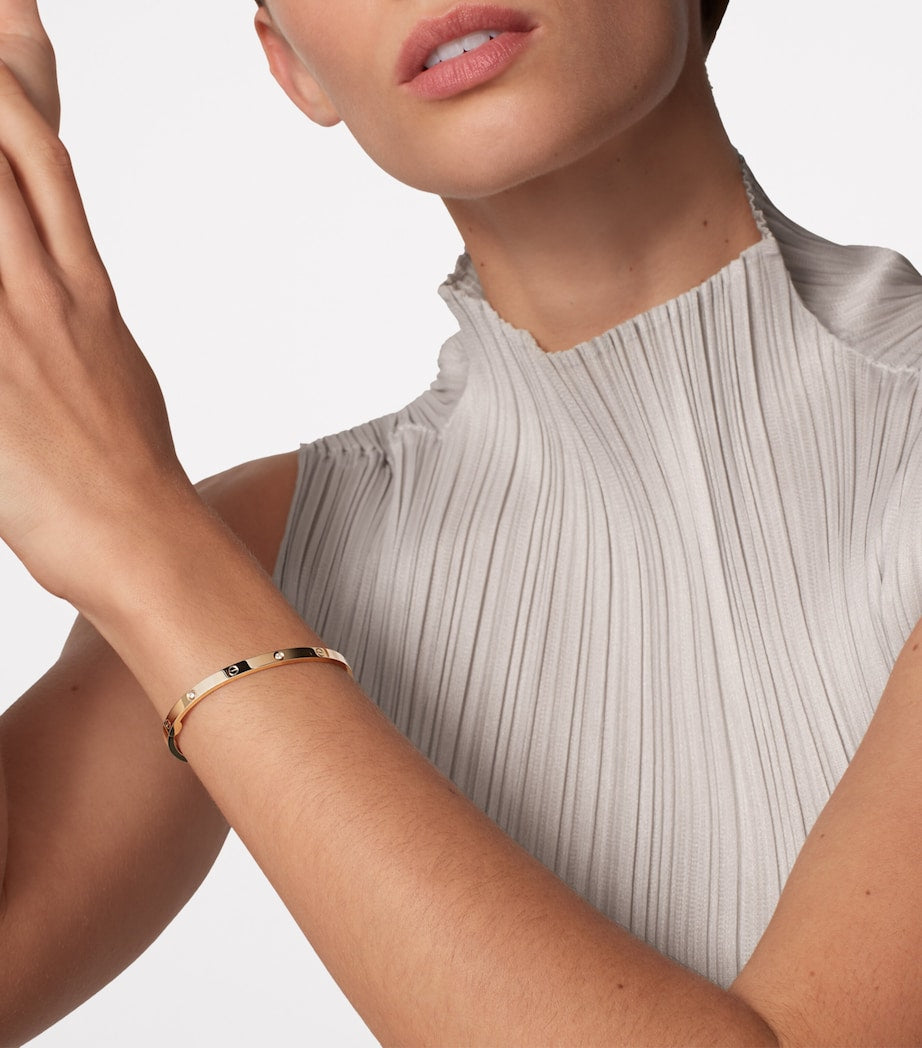 Cartier LOVE Small Yellow Gold 6-Diamond Bracelet