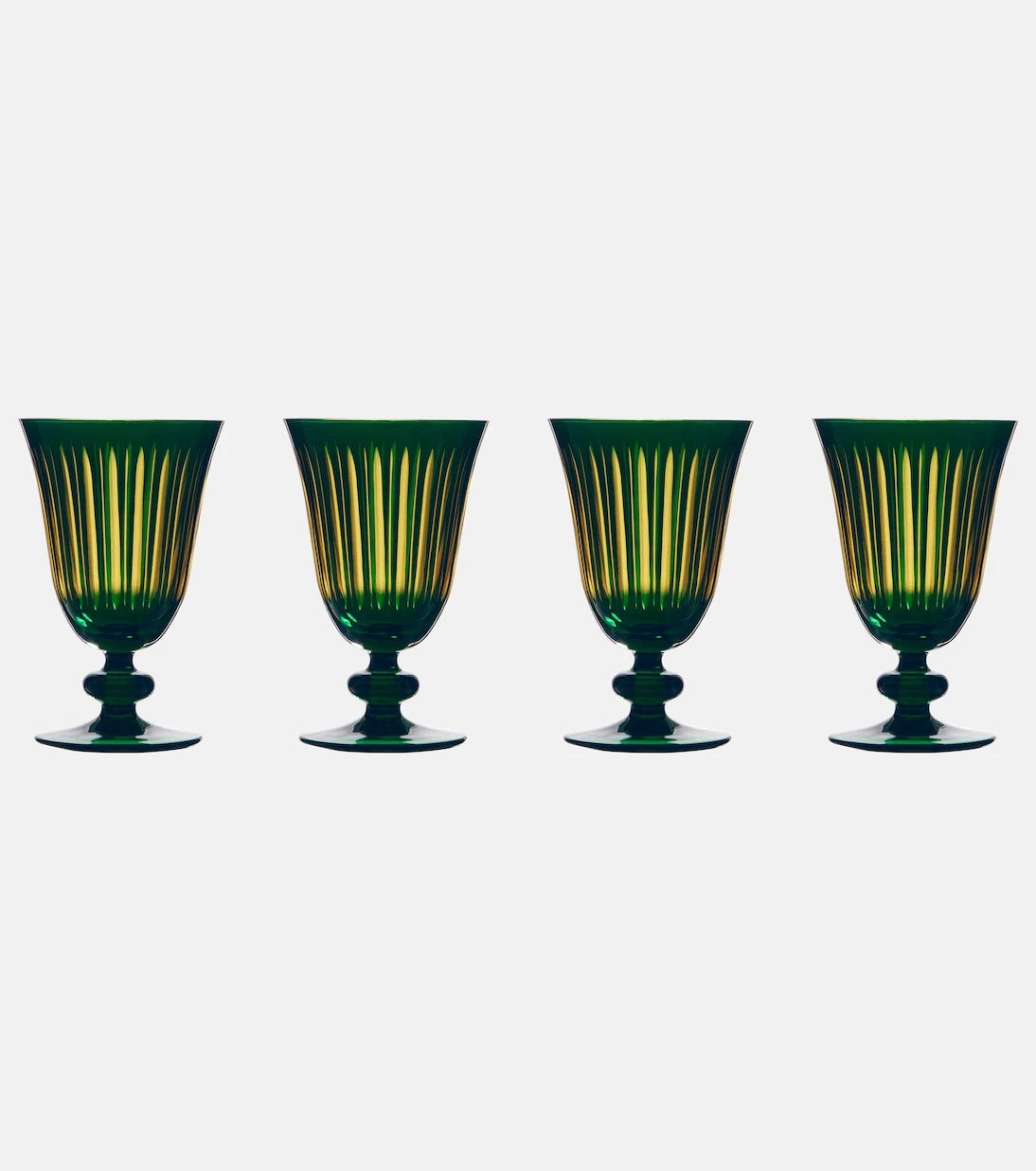 L'Objet - Prism set of 4 wine glasses