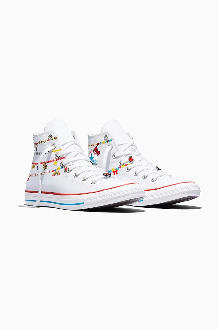 Converse Converse x Hello Kitty Chuck Taylor All Star HI Yüksek Kadın Keten Ayakkabı