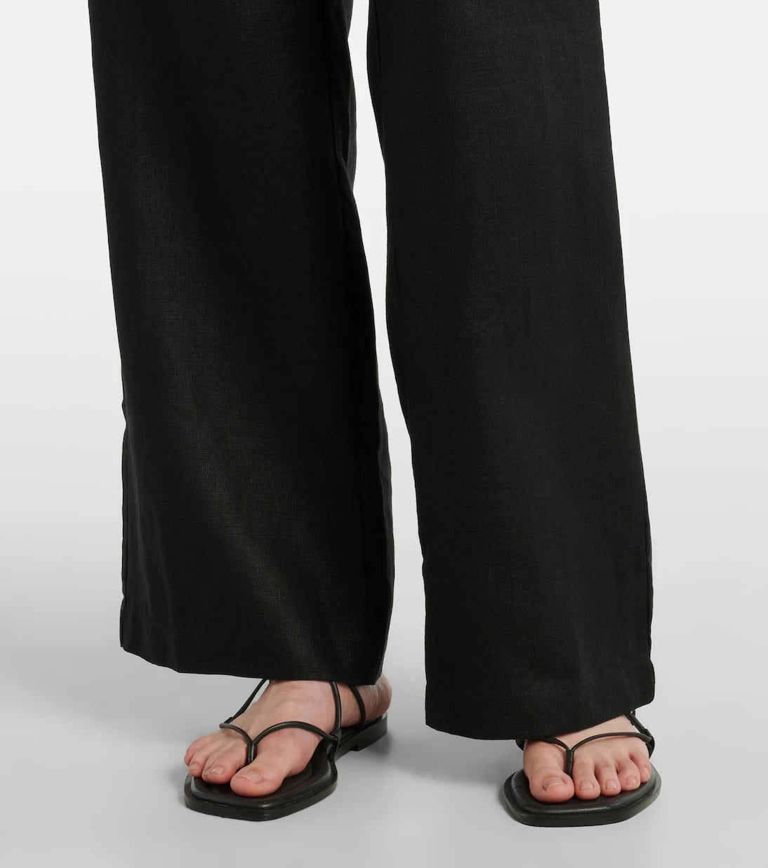 Faithfull - Sanne high-rise linen straight pants