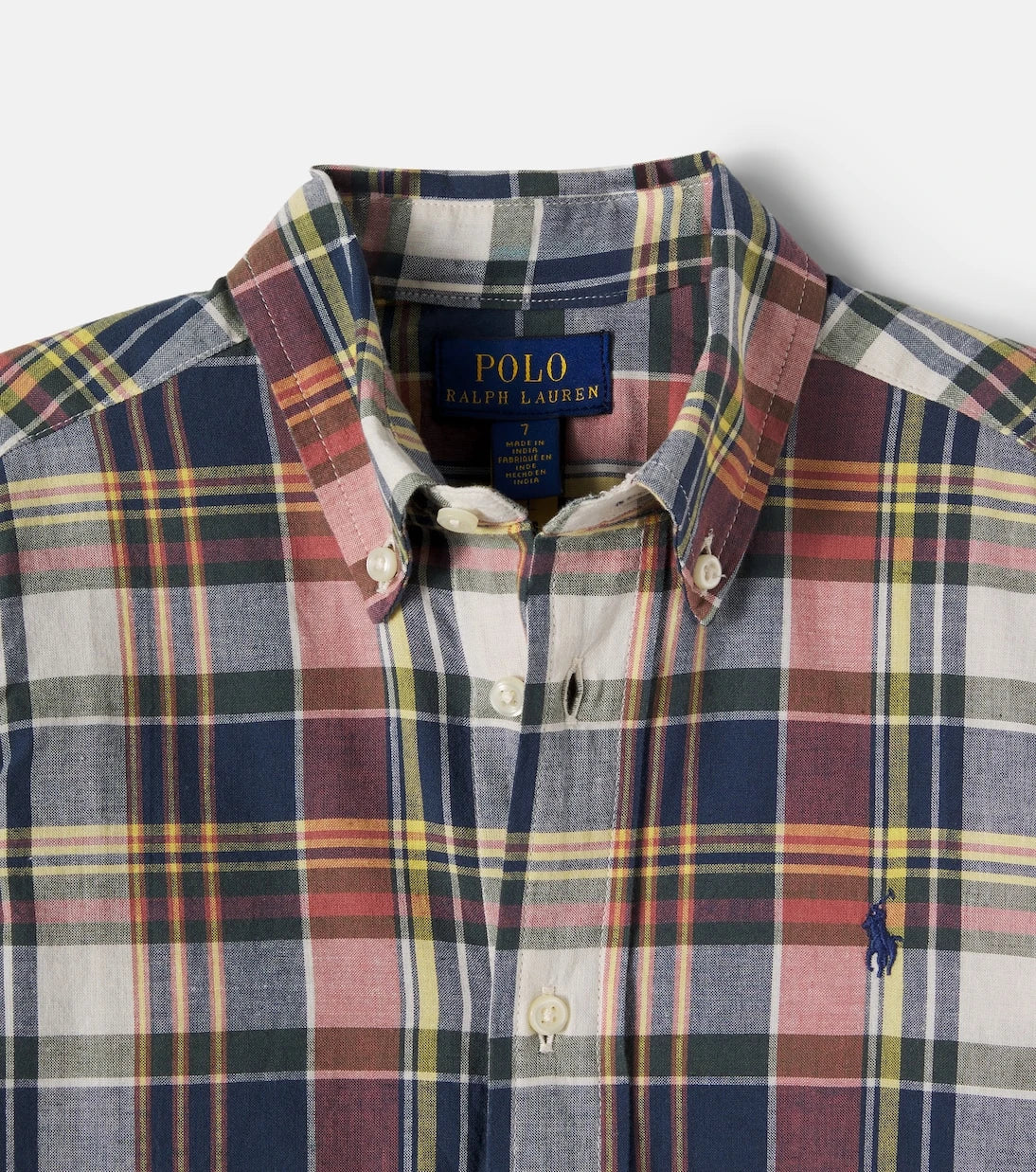 Polo Ralph Lauren Kids - قميص قطني كاروهات