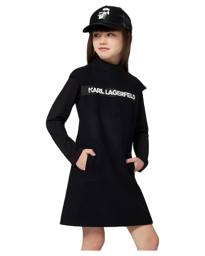 Karl Lagerfeld Yünlü Çocuk Elbisesi