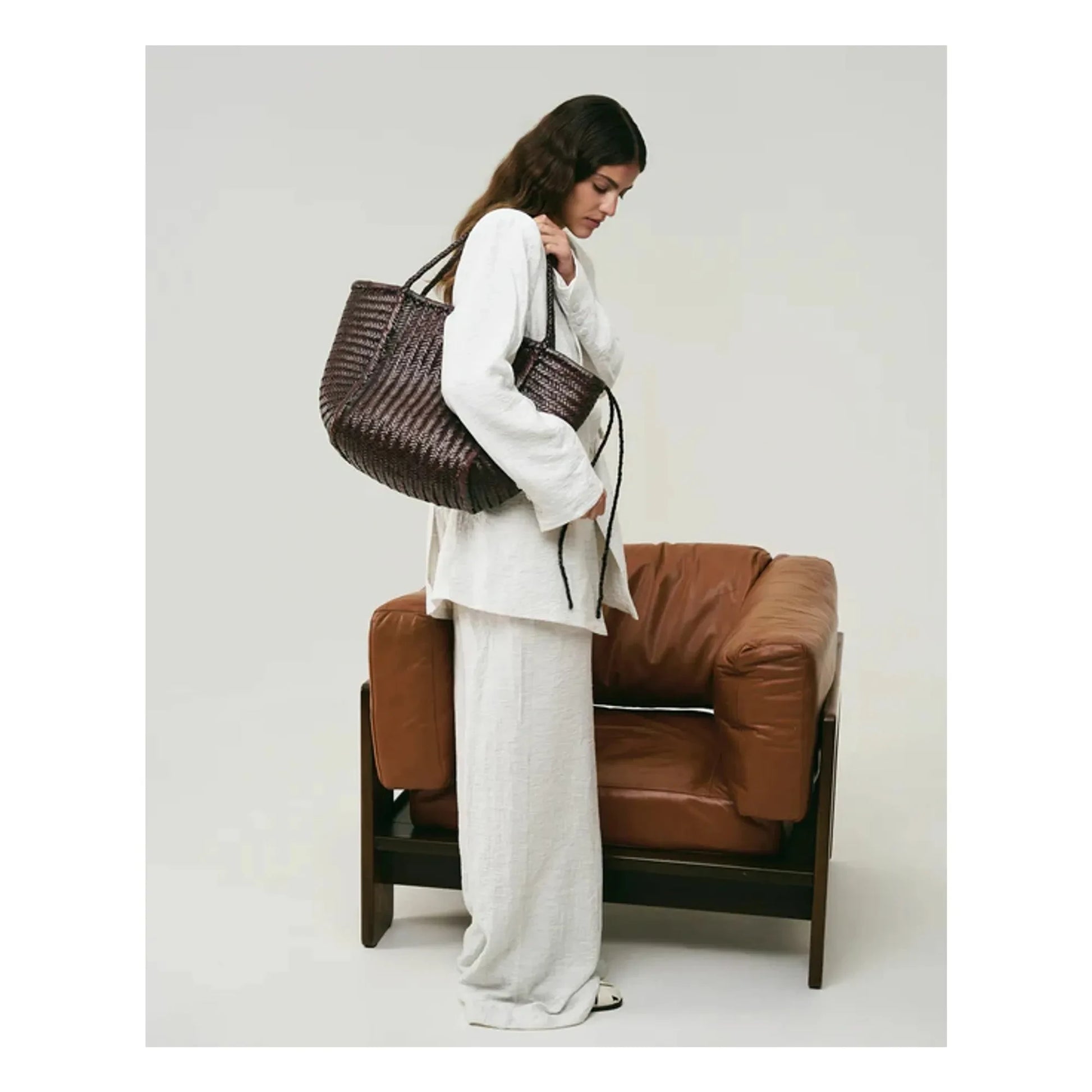 Vipera - Cabas Rubens Leather | Chocolate