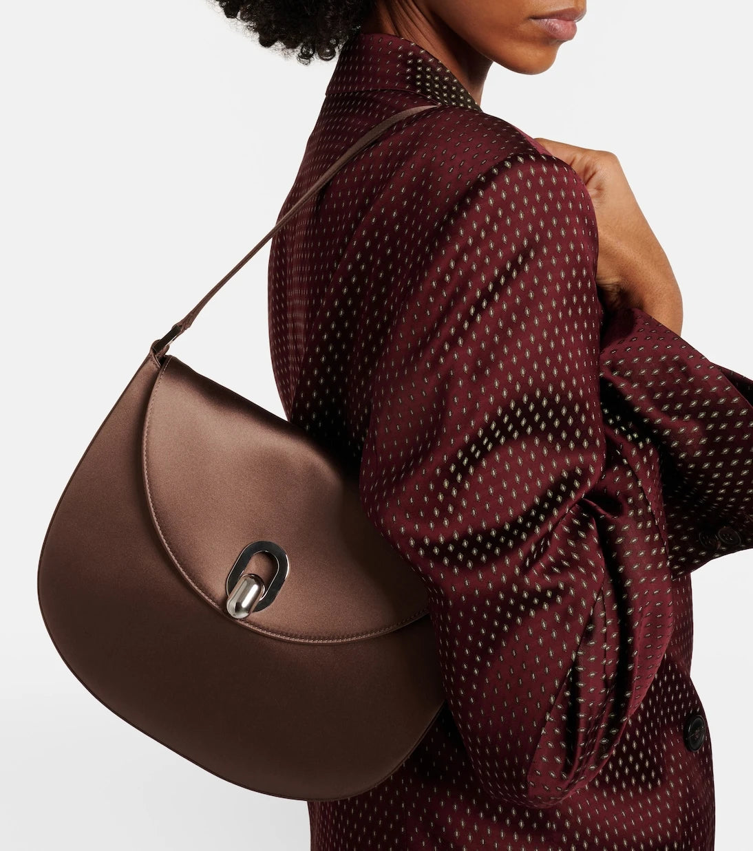 Savette - Tondo Small satin shoulder bag