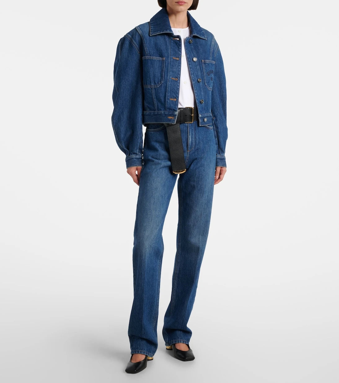 Givenchy - Cocoon cropped denim jacket