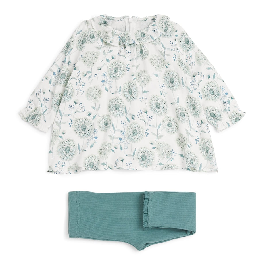 Floral Top and Leggings Set (3 Months-4 Years)