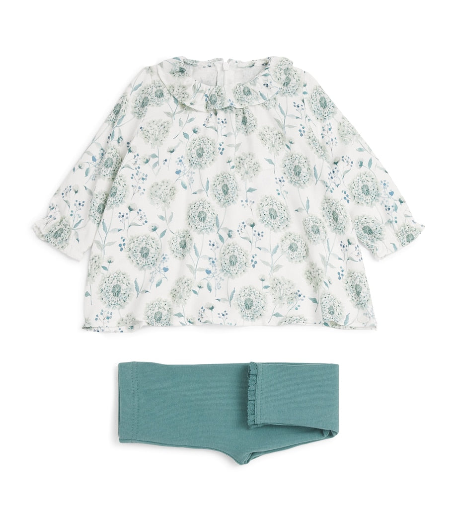 Floral Top and Leggings Set (3 Months-4 Years)
