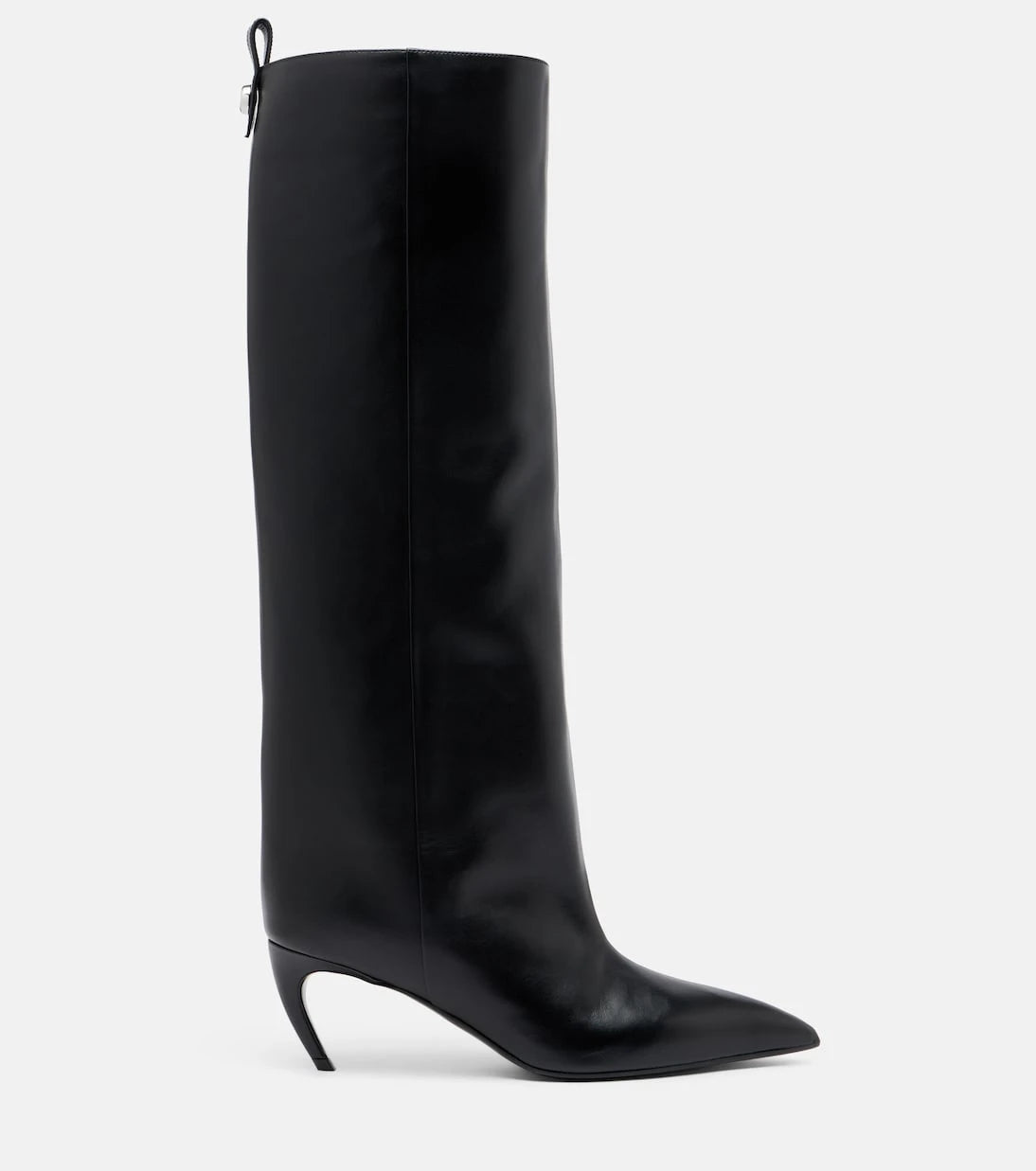 The Attico - Lea leather knee-high boots