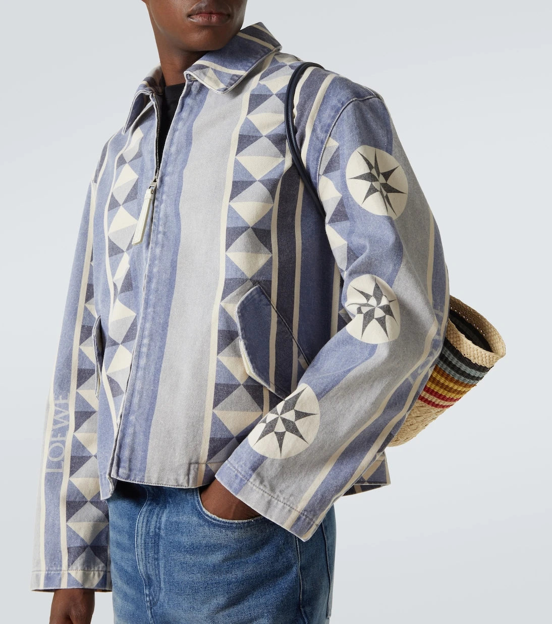 Loewe - Paula's Ibiza printed denim blouson