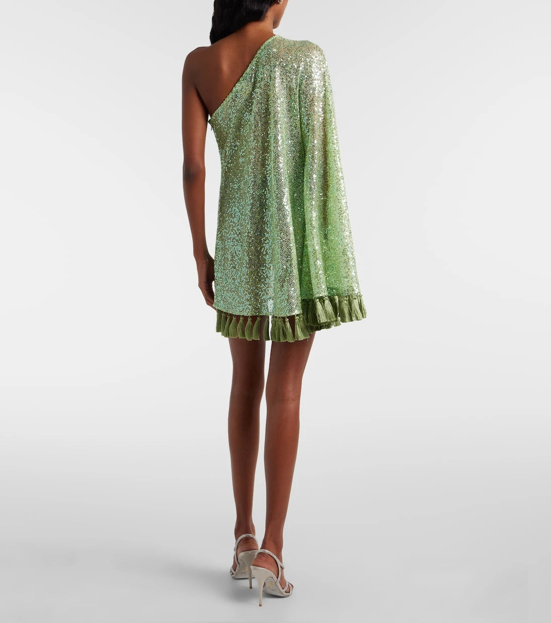 Taller Marmo - Es Trench one-shoulder sequined minidress