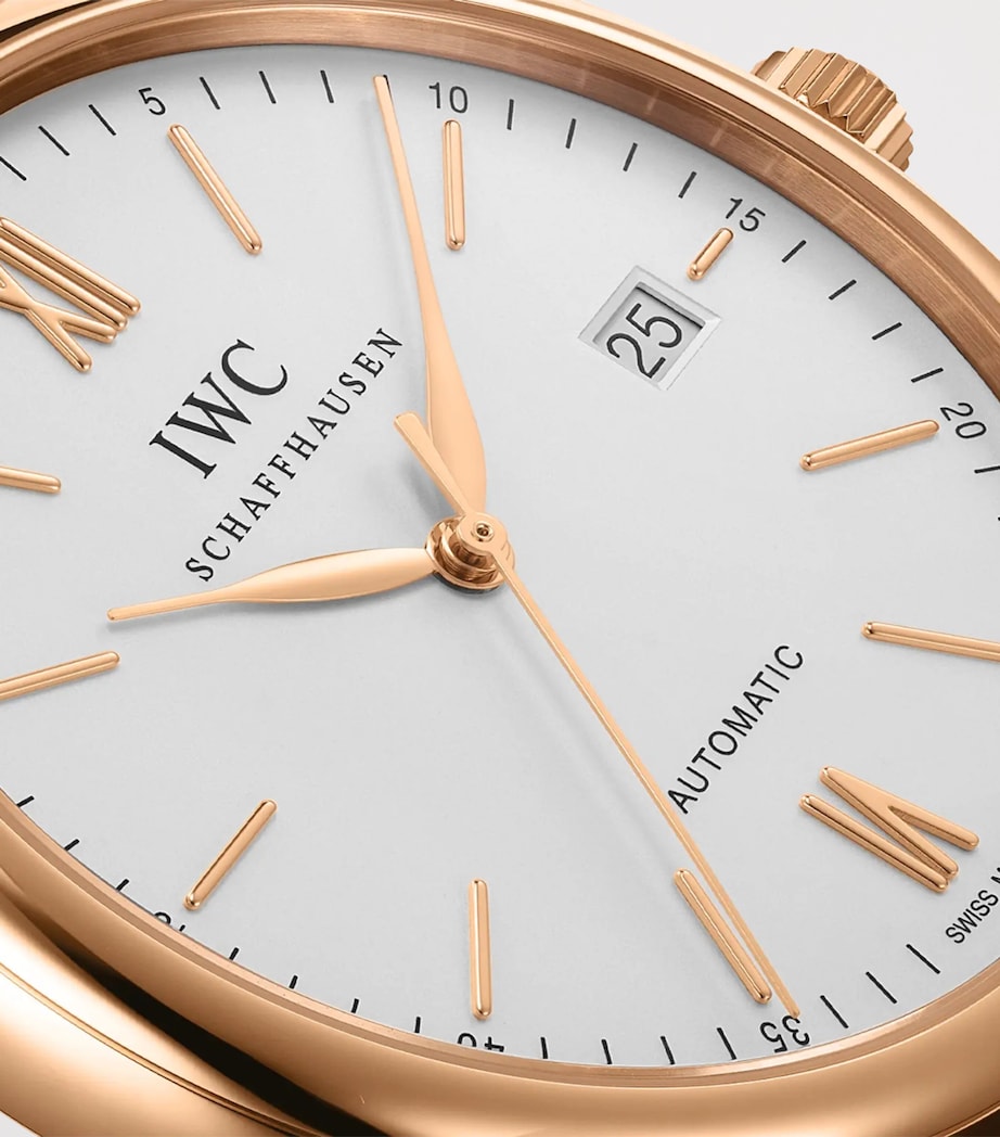 IWC Schaffhausen Rose Gold Portofino Automatic Watch 40mm