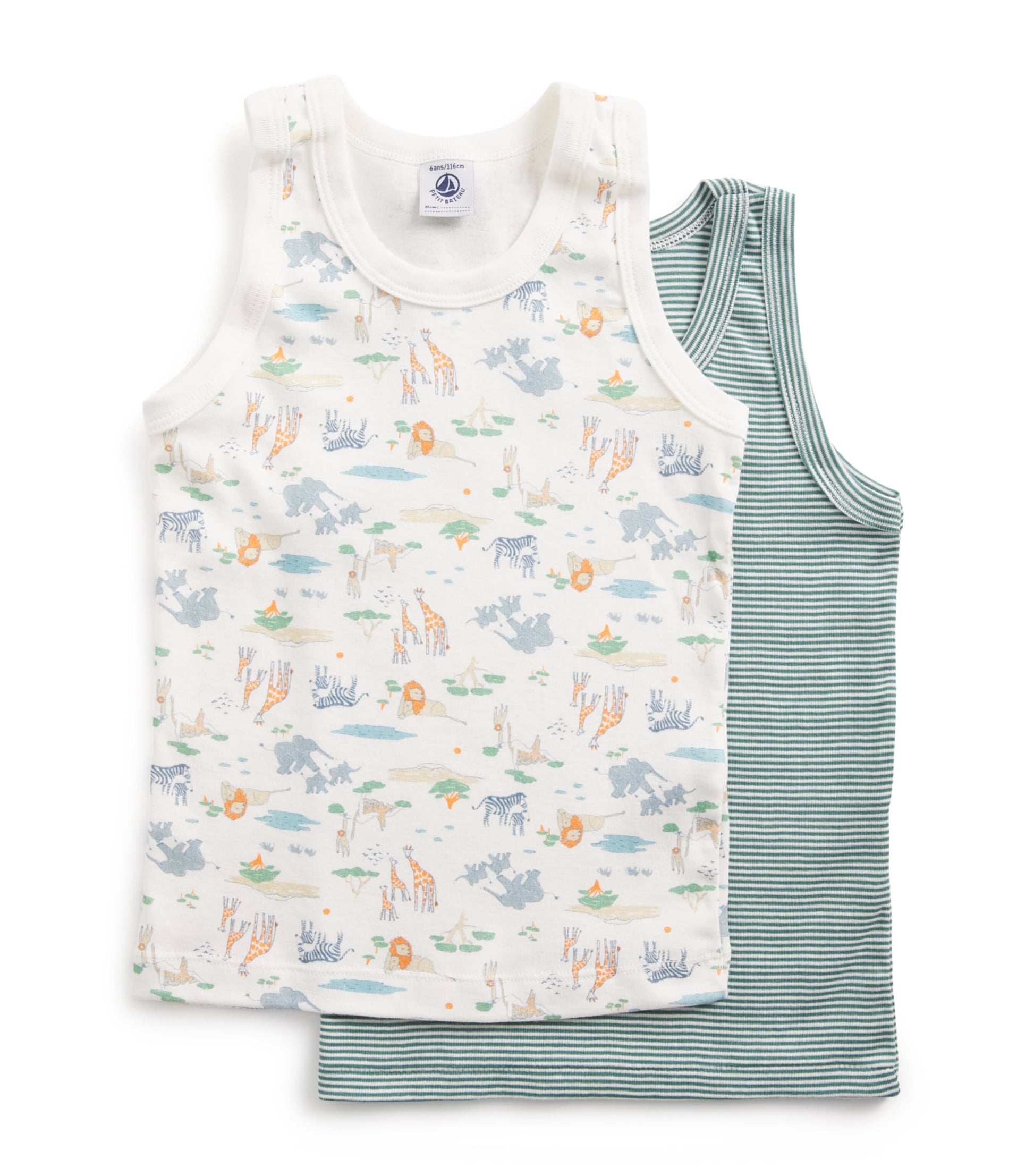 Petit Bateau Set of 2 Cotton Vest Tops (2-12 Years)