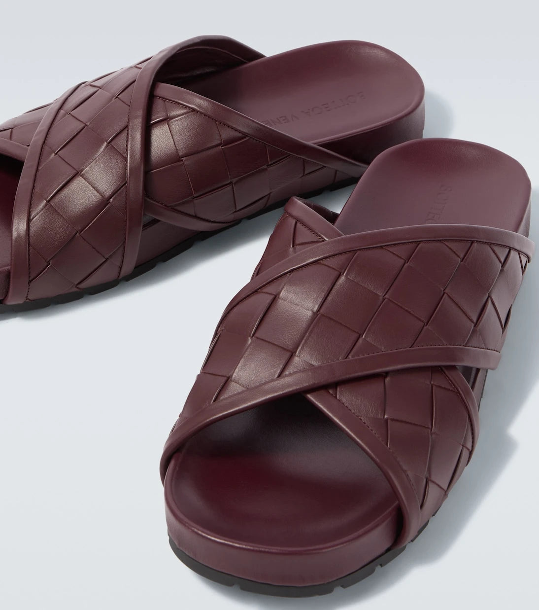Bottega Veneta - Tarik Intrecciato leather slides