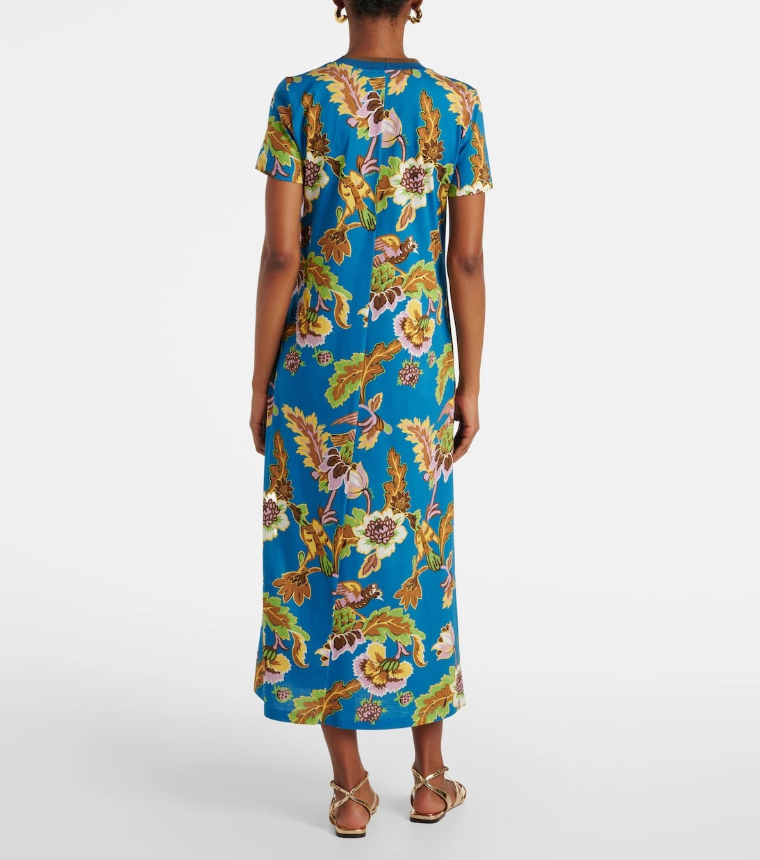 La DoubleJ - Swing printed cotton maxi dress