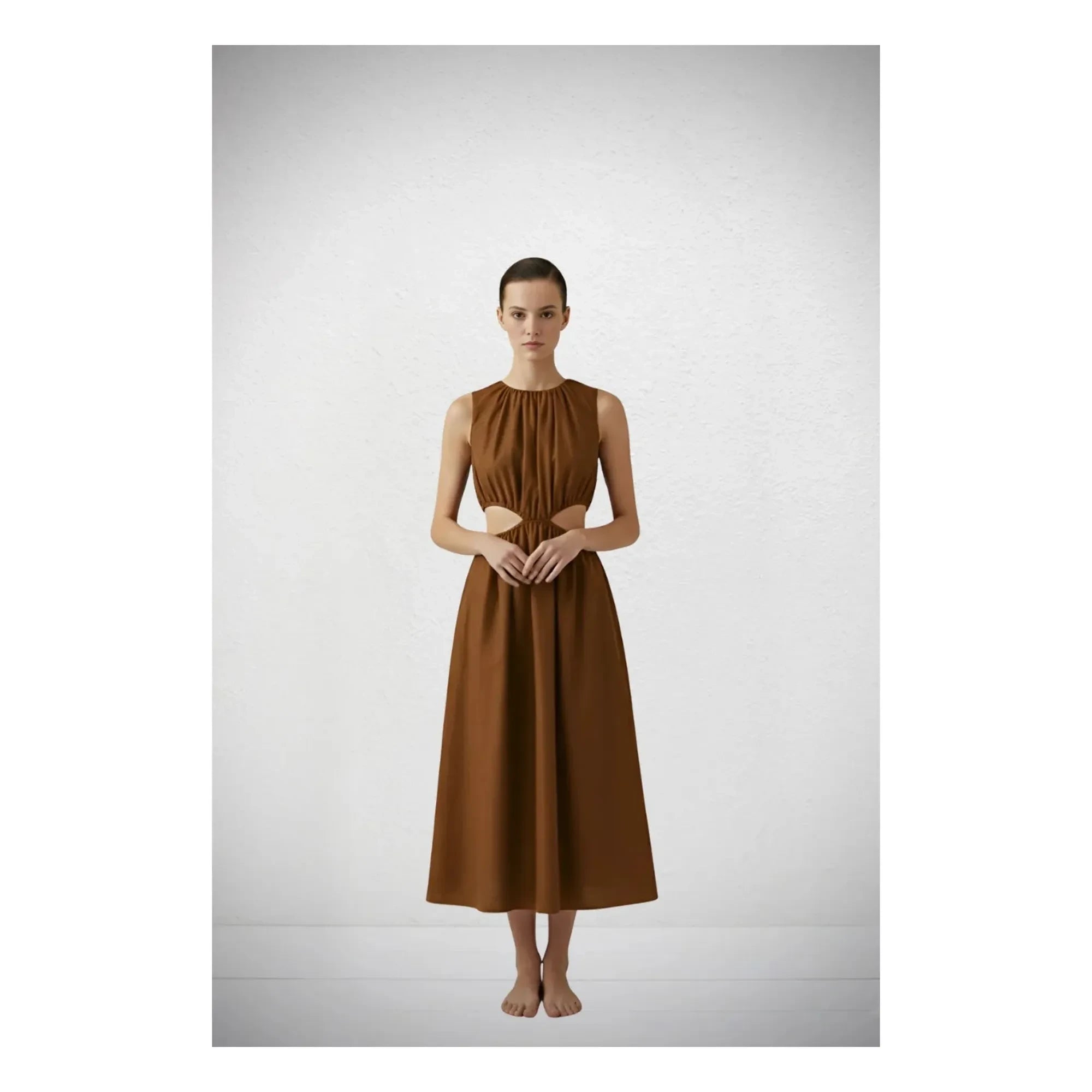 Vanessa Sposi - The Side Cut dress | Chocolate