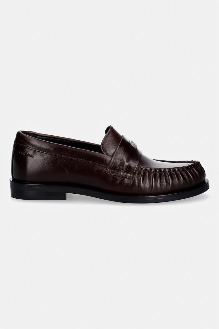 Calvin Klein Kadın Deri Mokasen ROUND LOAFER LTH HDW