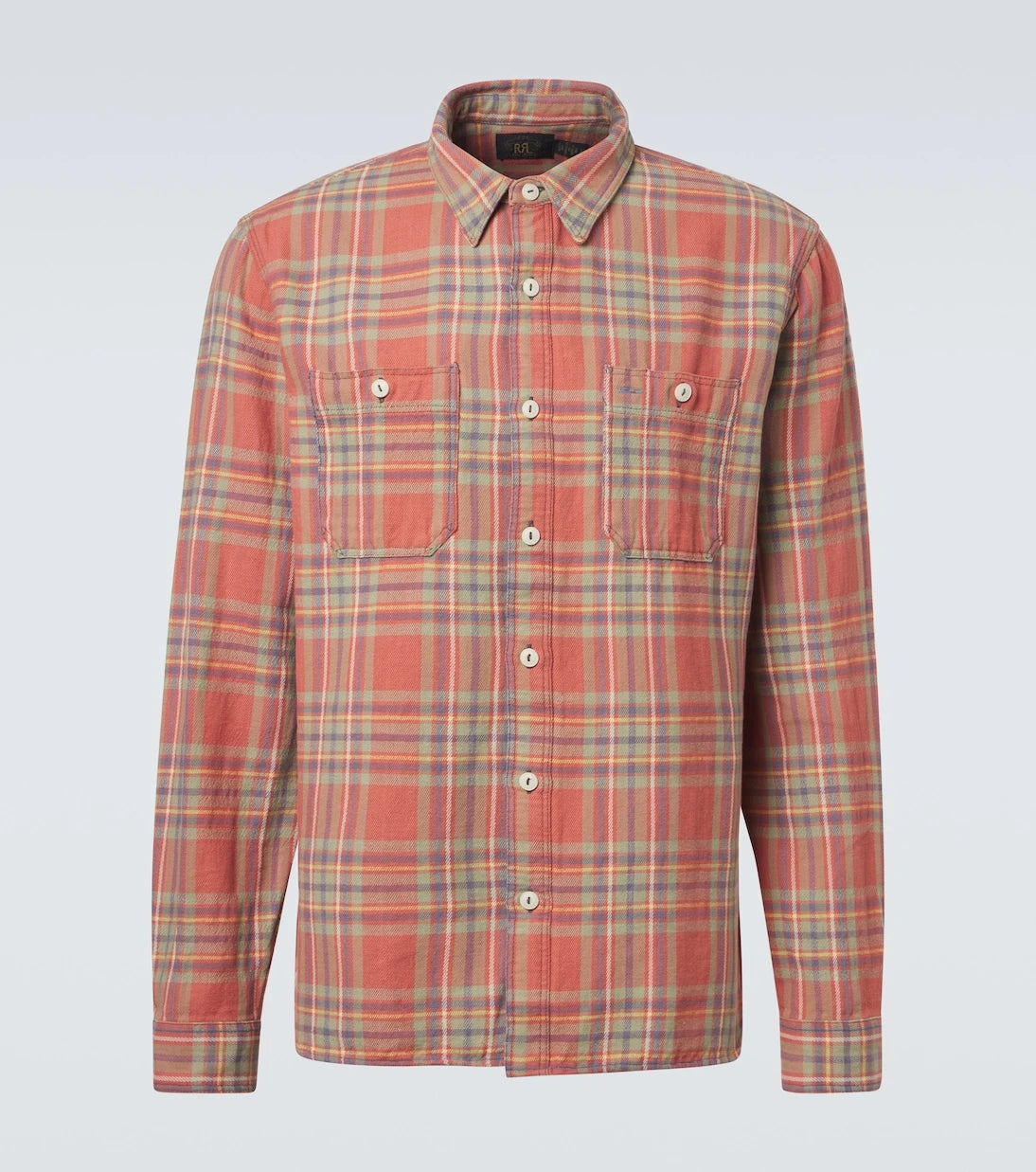 RRL - Cameron plaid cotton twill shirt