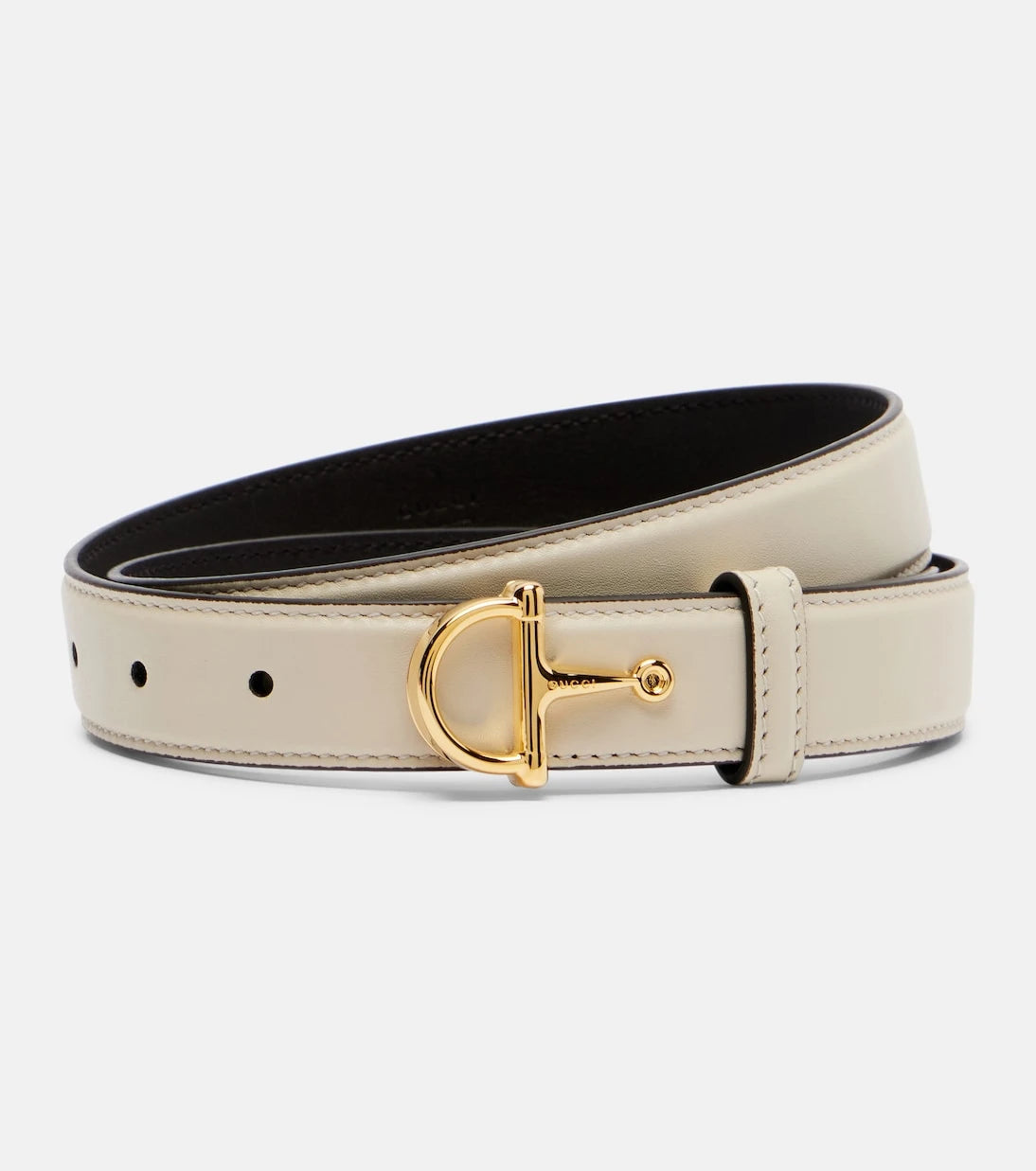 Gucci - Horsebit leather belt