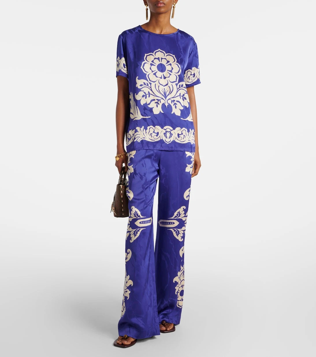 Etro - Floral satin top