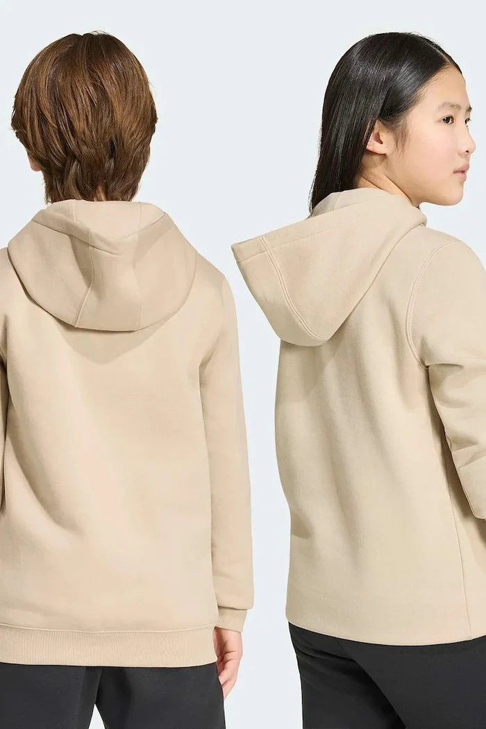 adidas Originals çocuklar için pamuklu kapüşonlu sweatshirt