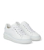 Jimmy Choo White Diamond Light Maxi Leather Sneakers