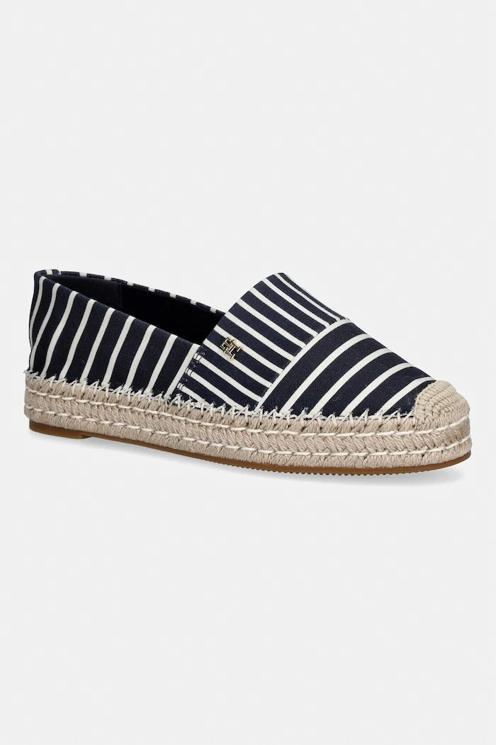 Tommy Hilfiger Kadın Espadriller TH PLATFORM ESPADRILLE STRIPES
