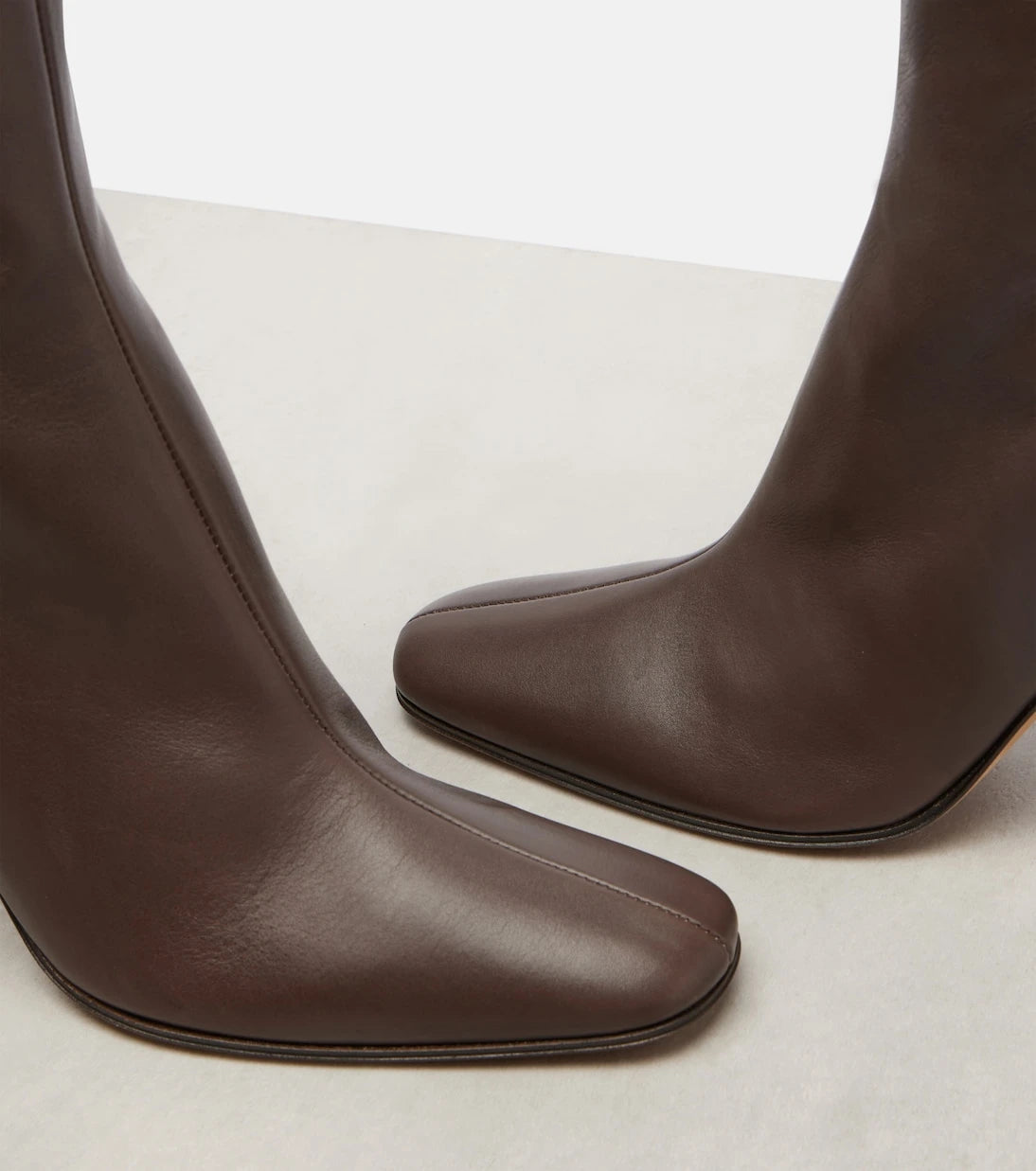 The Row - Mona leather ankle boots