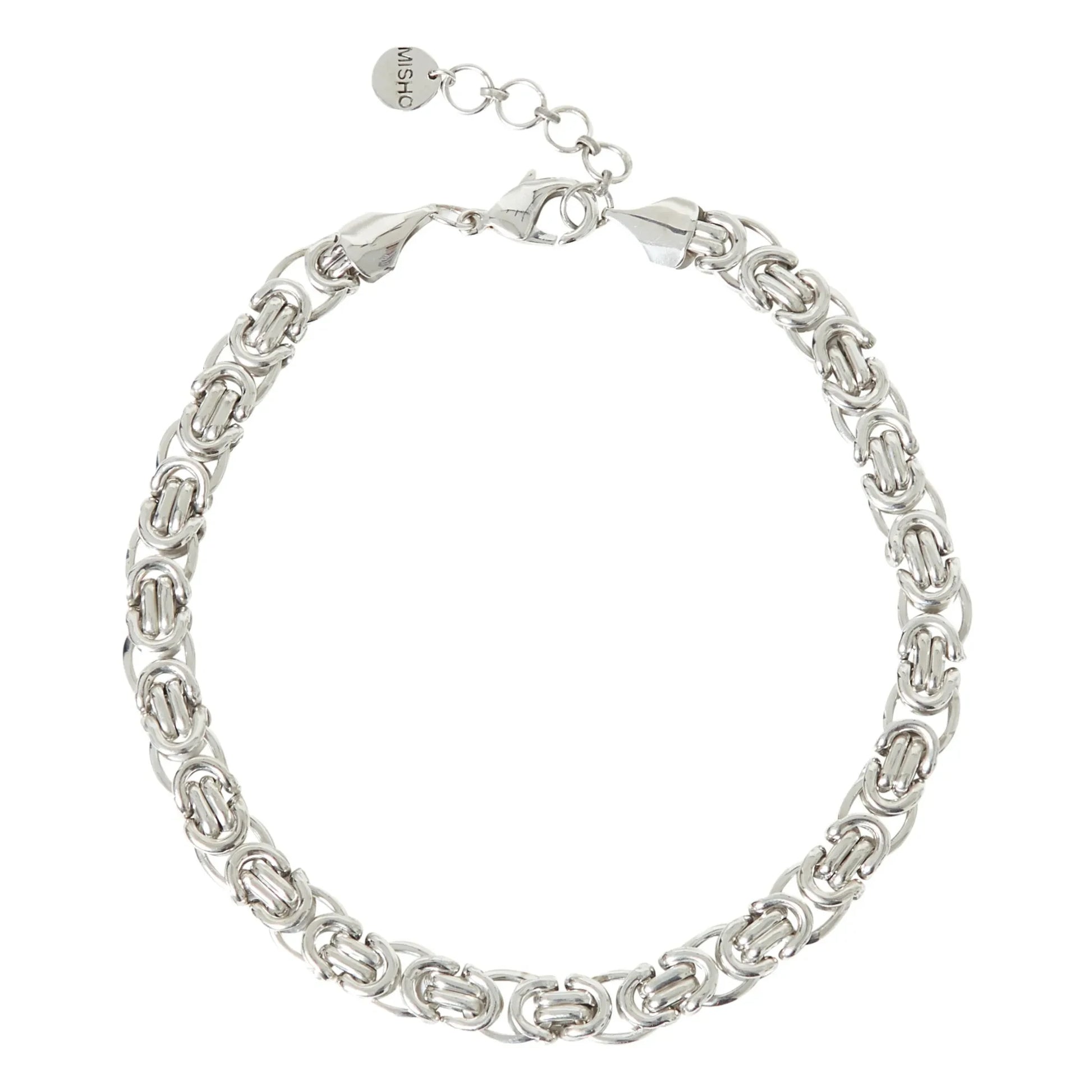 Misho - Etruscan Necklace | Silver
