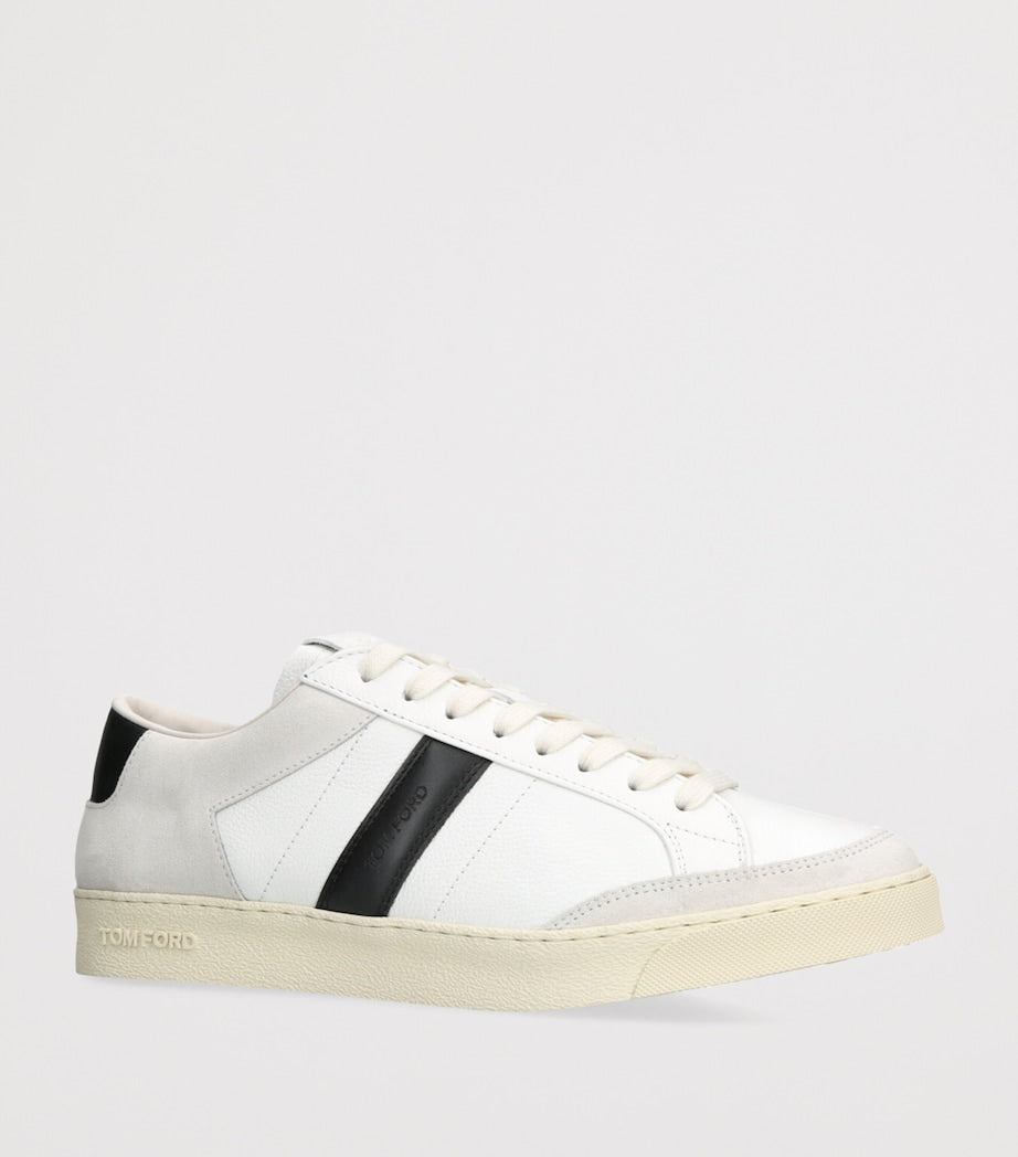 TOM FORD Leather-Suede Terence Sneakers