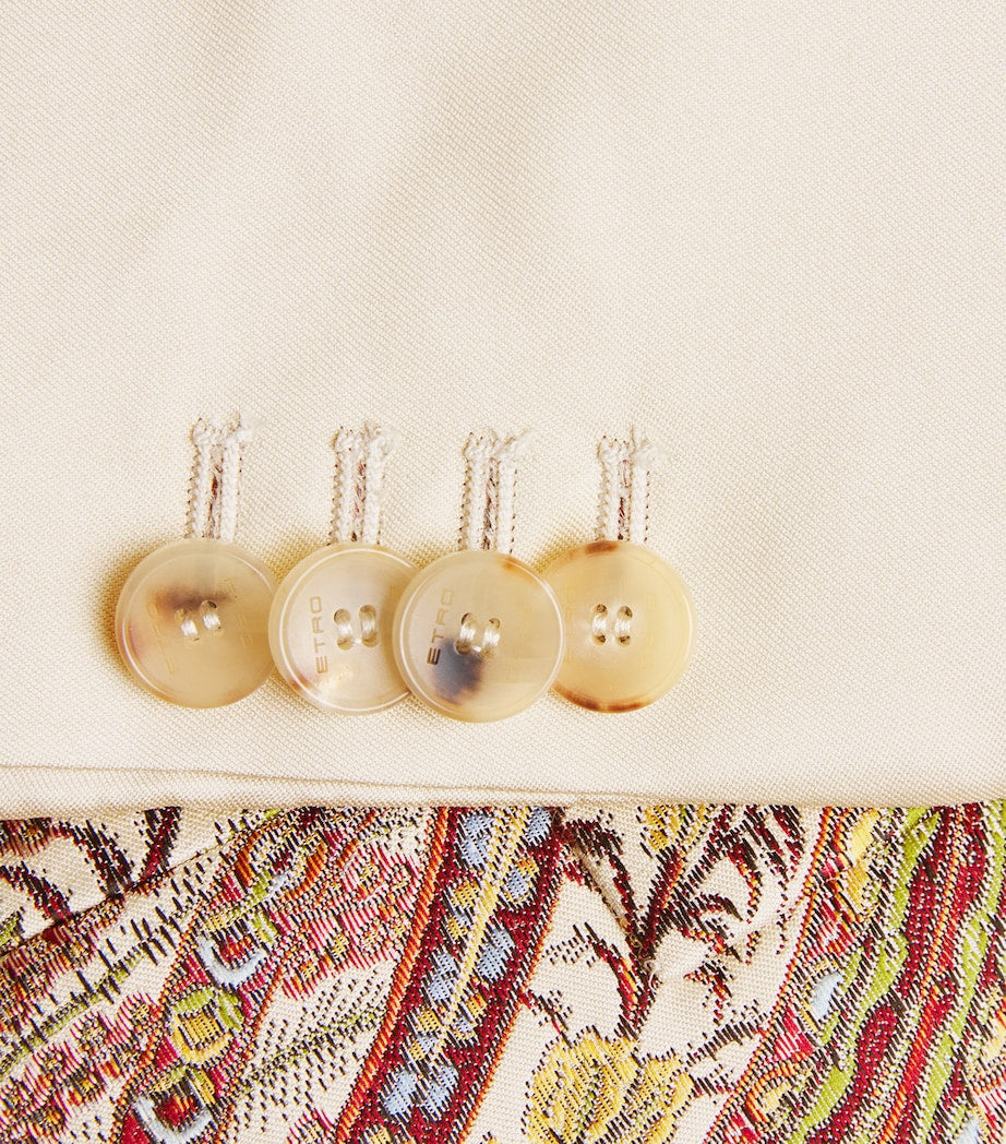 Etro Multi Satin Patterned Princess Coat