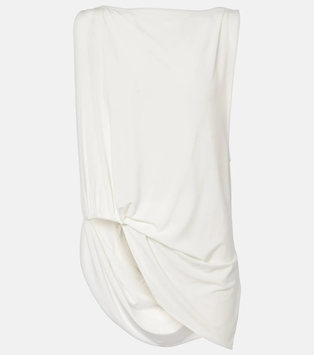 Jacquemus - Peplo draped jersey top