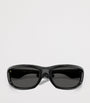 Ray-Ban Black Nylon Ultra Wrap 003 Next Generation Square Sunglasses