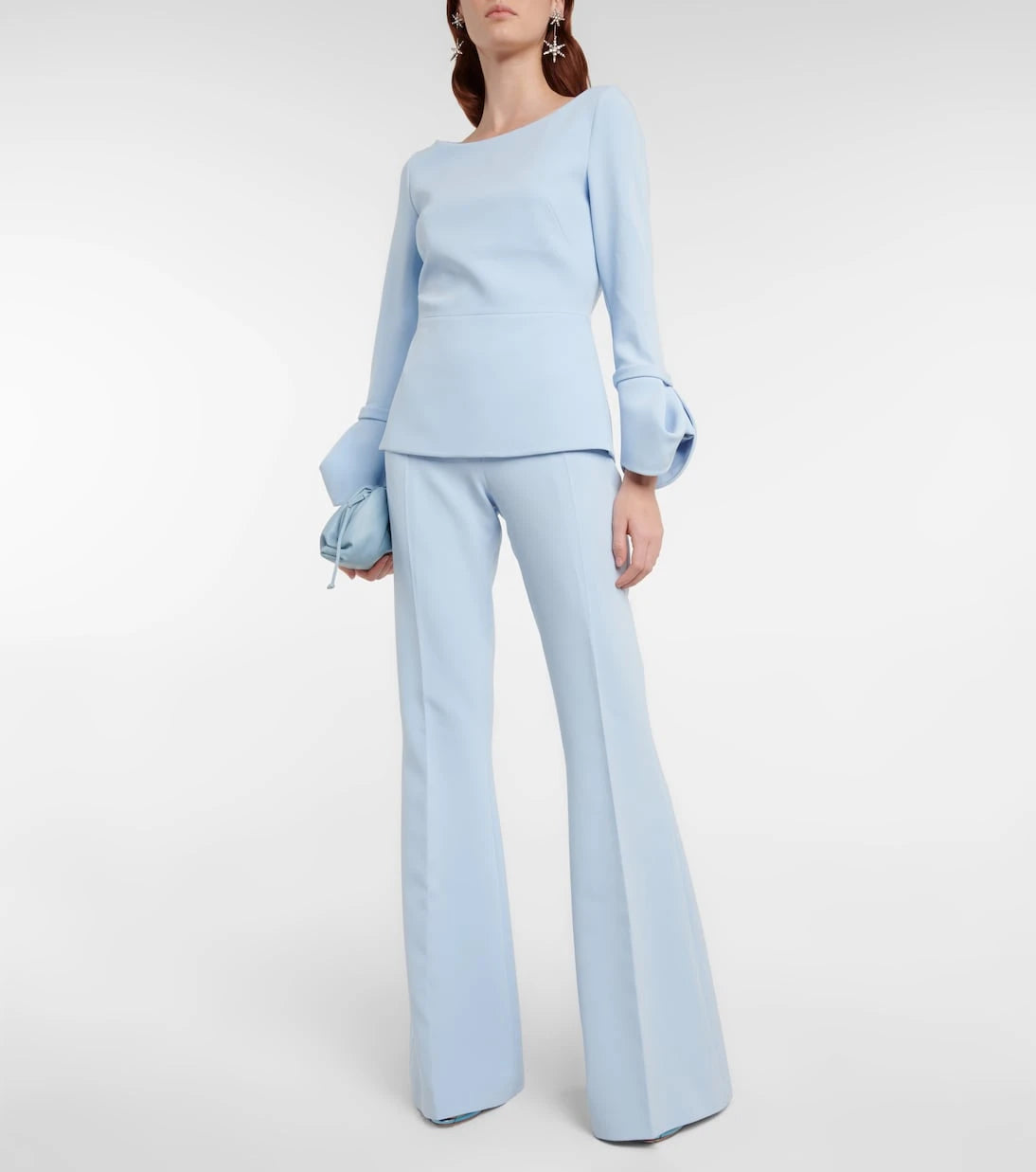 Safiyaa - Peplum crêpe top