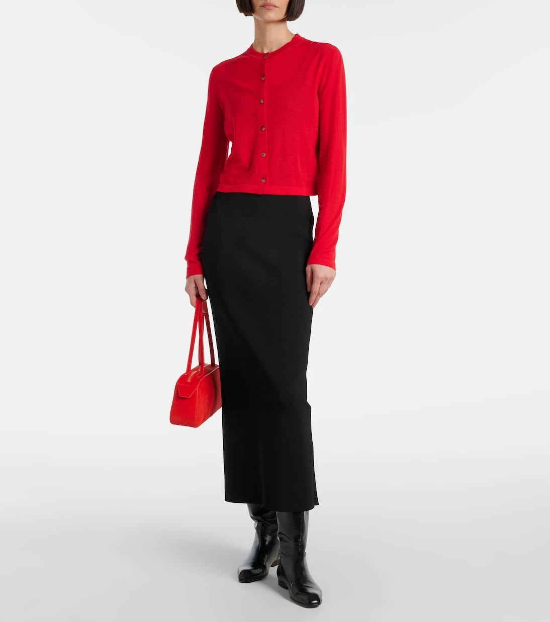 Khaite - Brieta wool-blend cardigan
