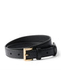 Prada Black Leather Triangle Belt