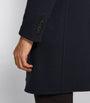 Blue Cashmere Overcoat