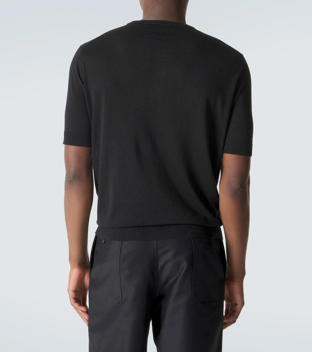 Thom Sweeney - Silk and linen Henley shirt
