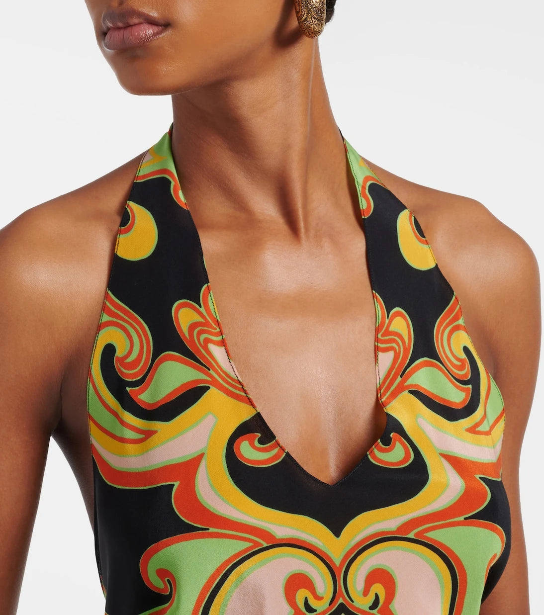 Etro - Floral silk top