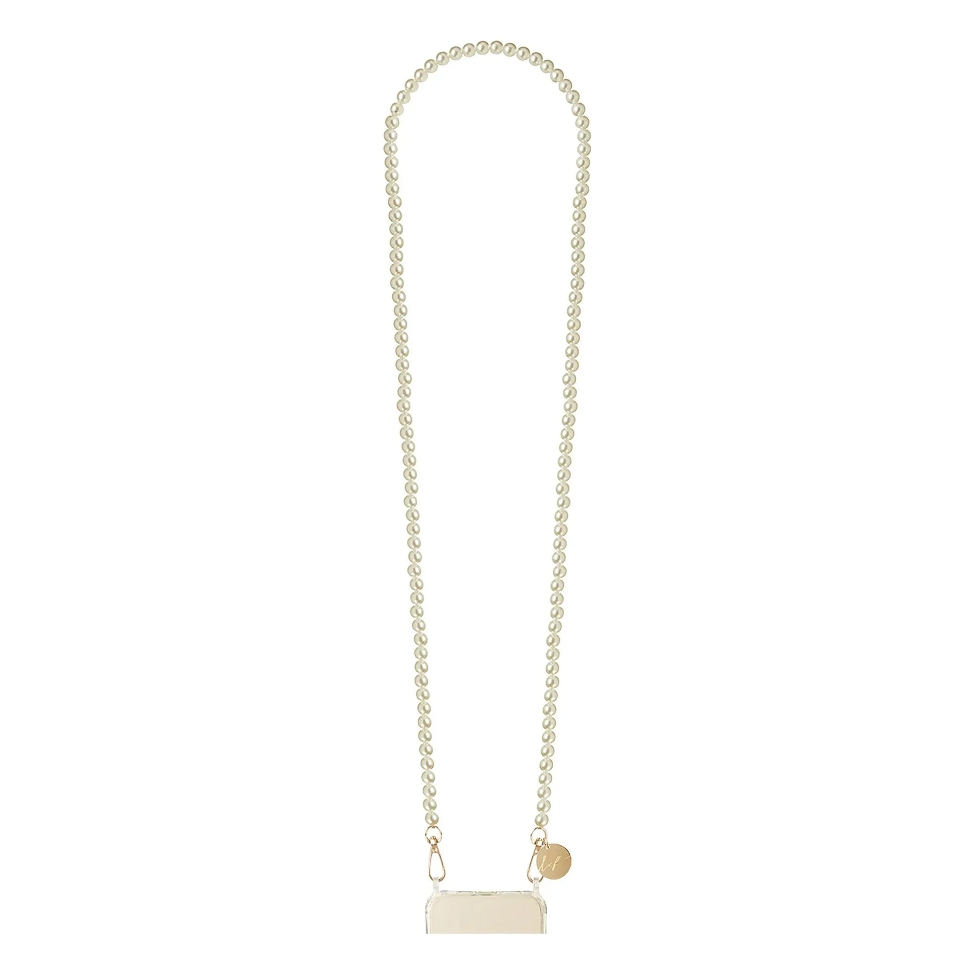LaCoqueFrançaise - Agathe long chain 120 cm | White