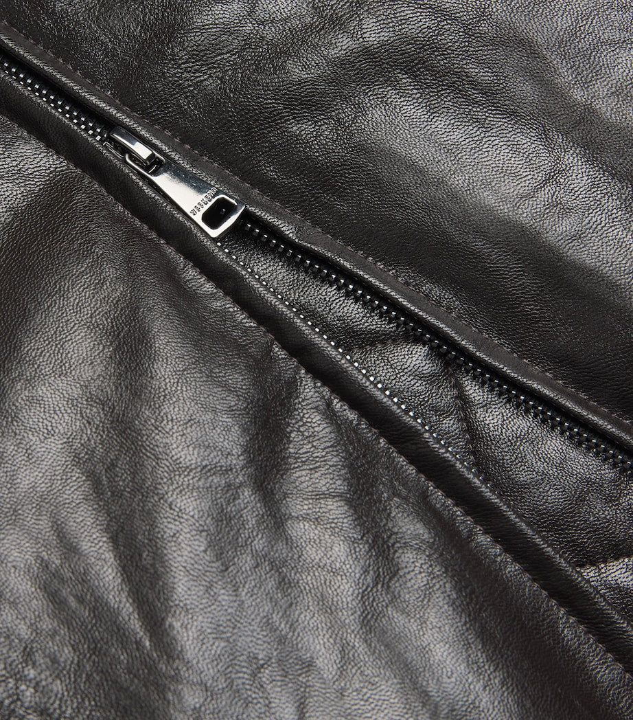 Weekend Max Mara Brown Down Bomber Jacket