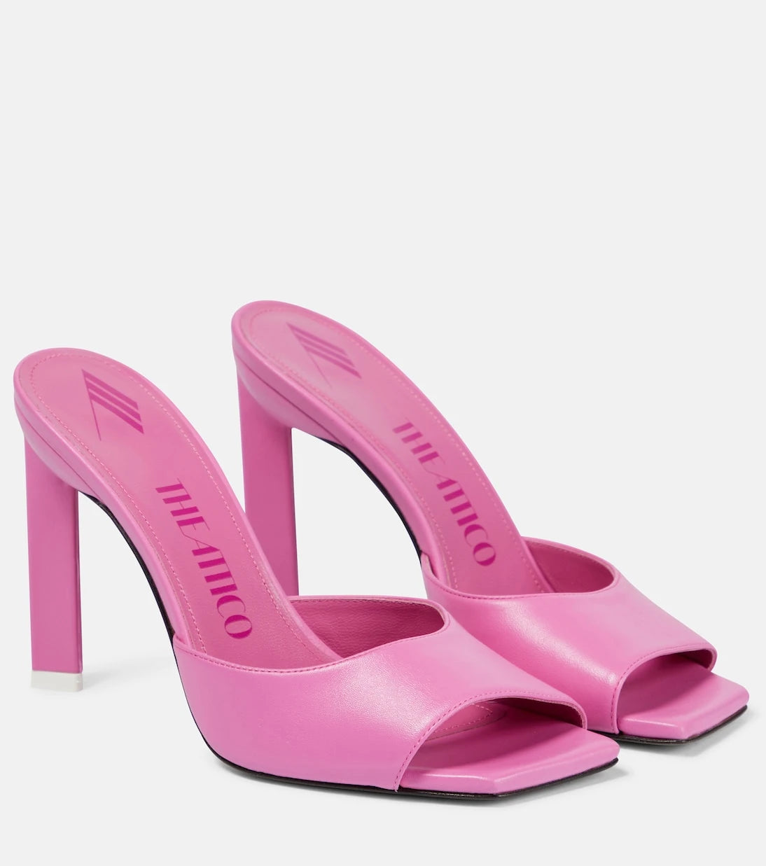 The Attico - Kaia leather mules