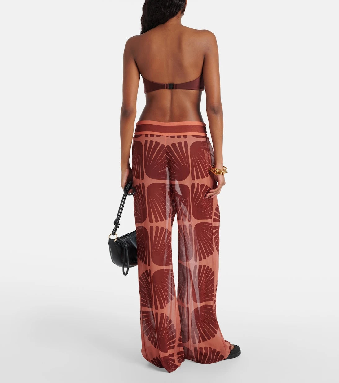 Johanna Ortiz - Printed georgette wide-leg pants