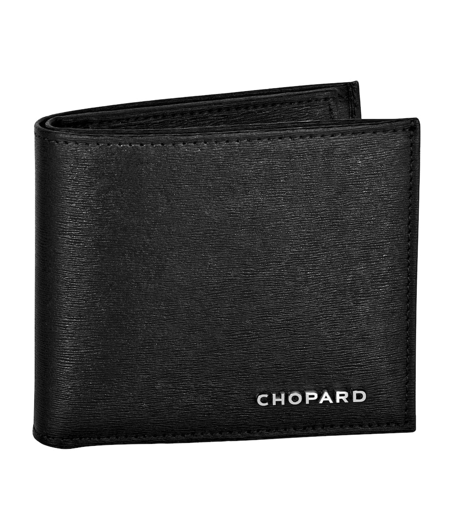 Chopard Black Small Leather Classic Bifold Wallet