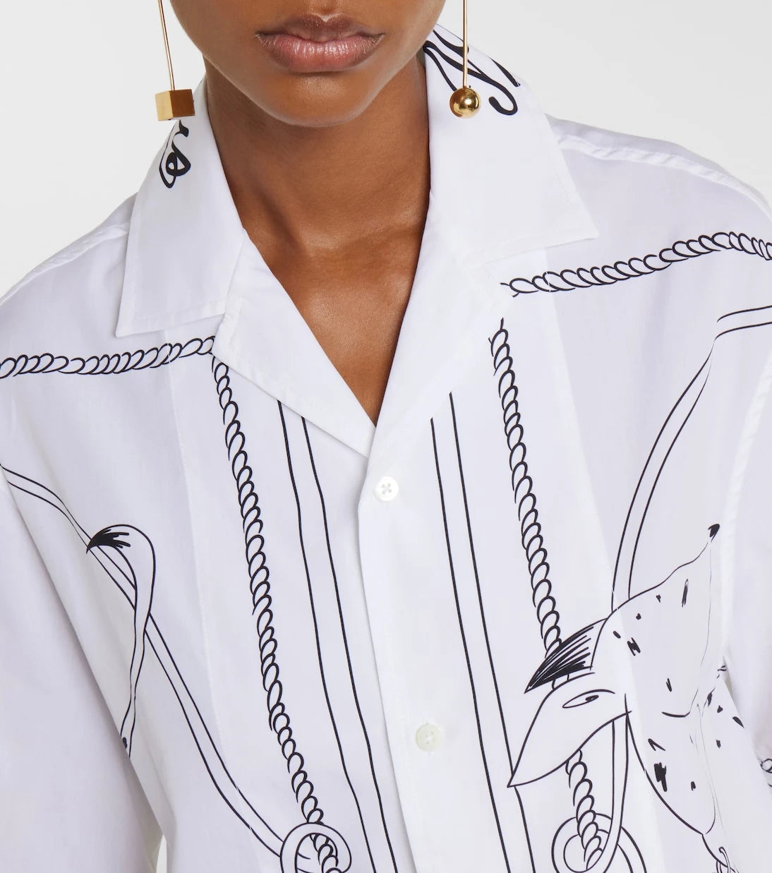Jacquemus - Chemise Jean printed cotton shirt