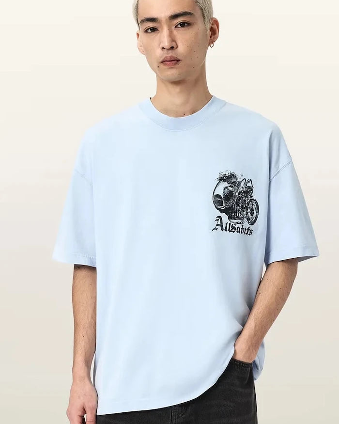 AllSaints PANHEAD Pamuklu Tişört