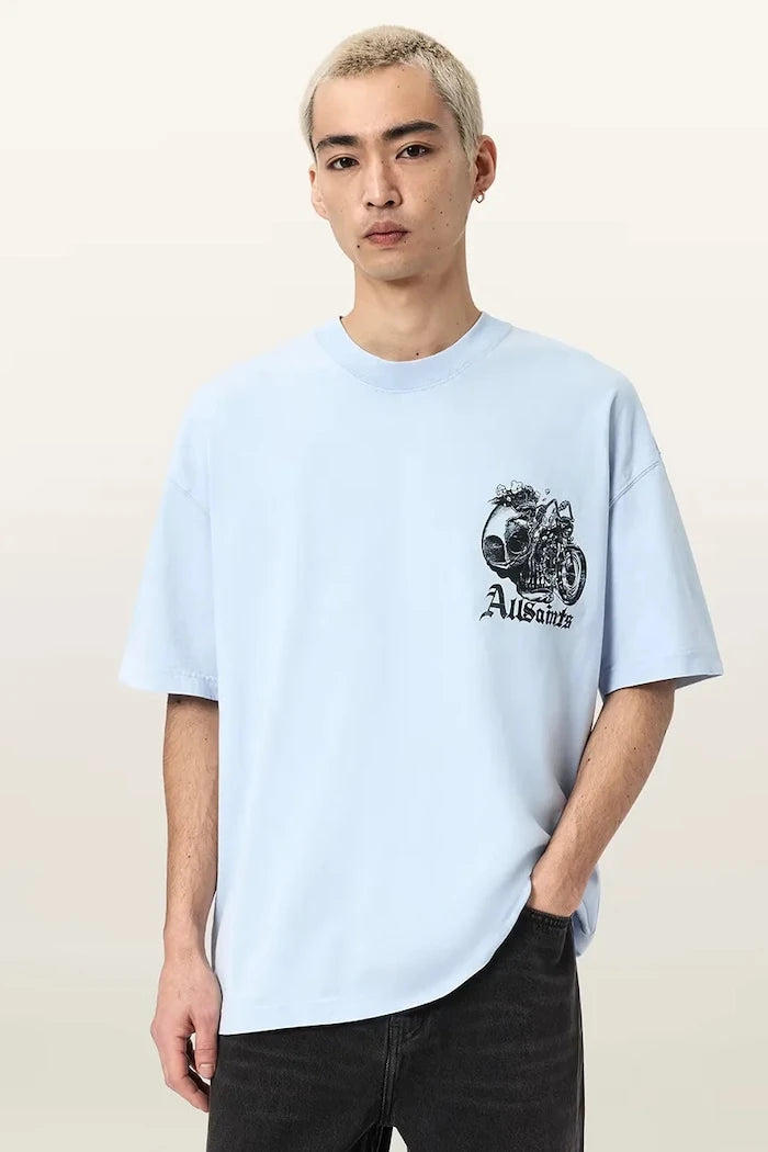 Памучна тениска AllSaints PANHEAD