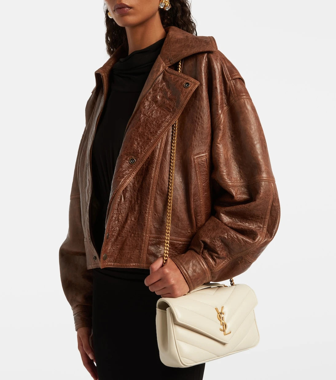 Saint Laurent - Loulou Small leather shoulder bag