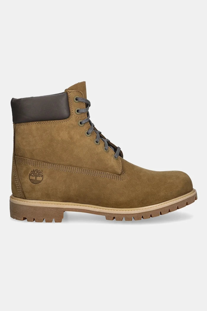 Timberland Premium 6 Inch Lace Up Waterproof Nubuk Outdoor Botları
